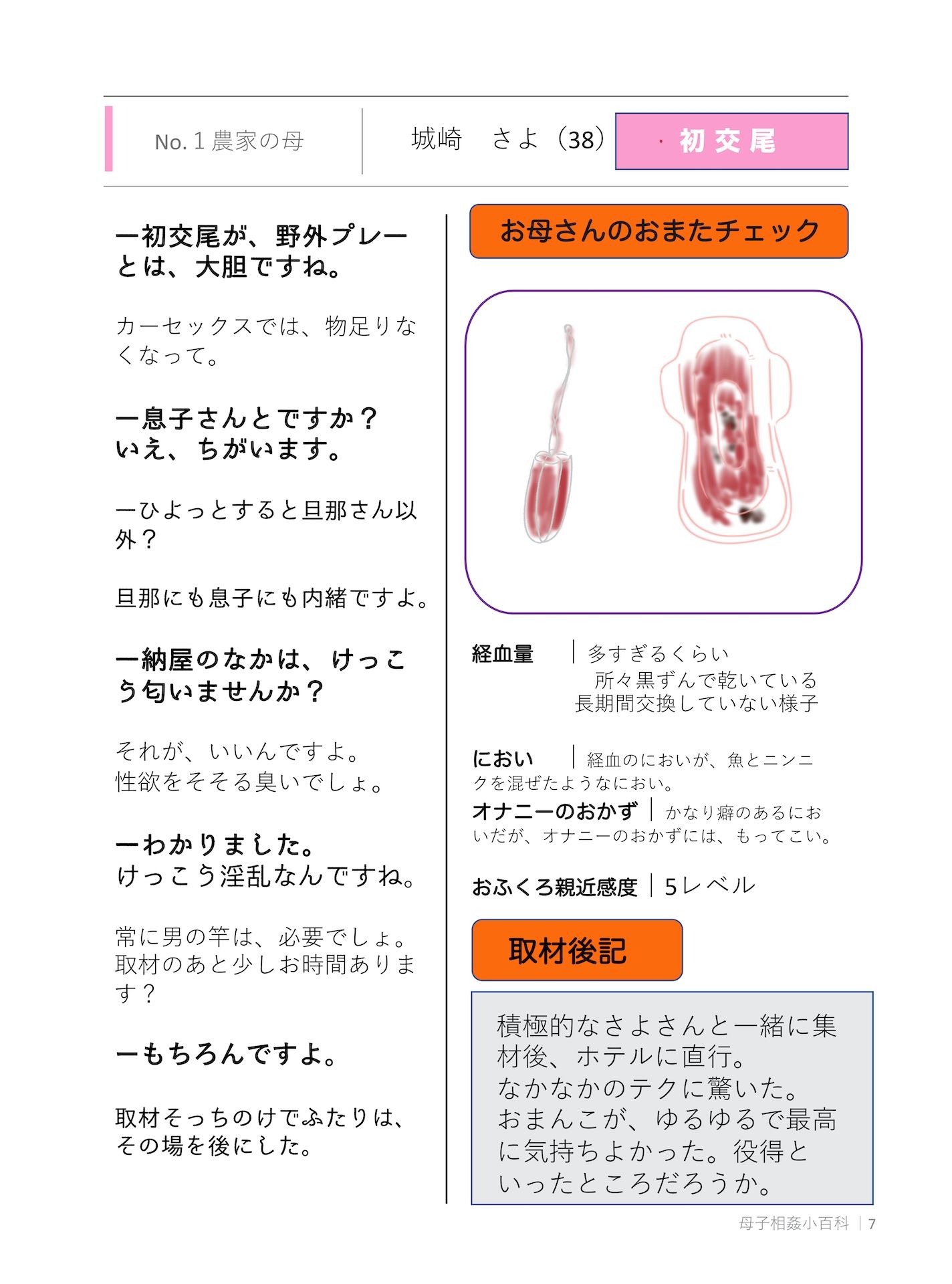 サンプル画像5:禁断 本当にあった！！母子相姦小百科(ぴゅねーず) [d_243326]