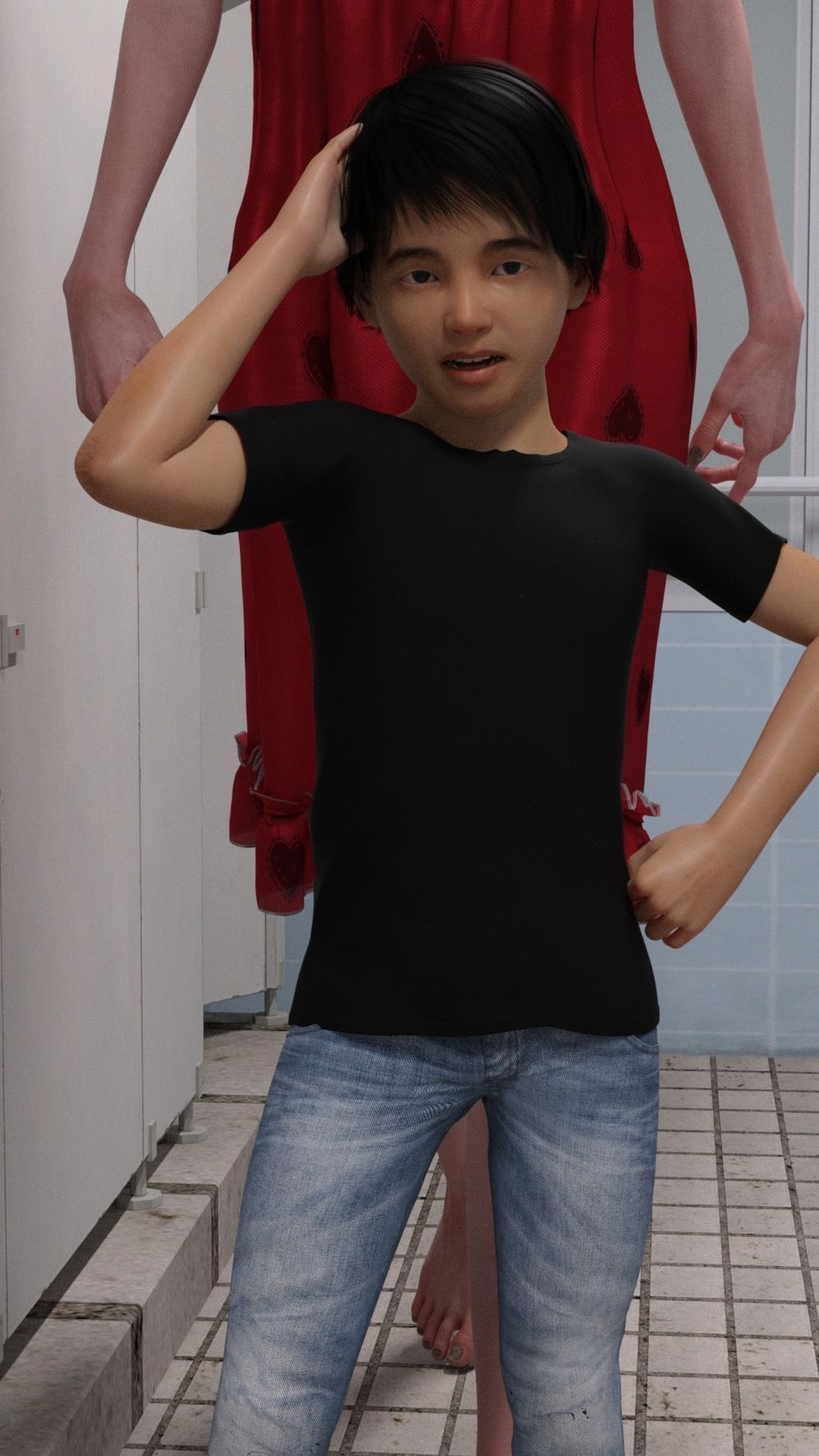 サンプル画像5:デカい女(秘密のクラブ) [d_243838]