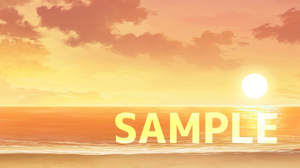 サンプル画像3:背景フリー素材『夏・海・夏空』(1000laboratory) [d_244061]