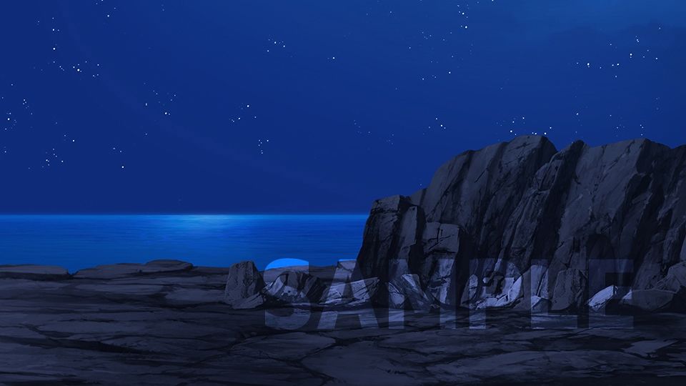 サンプル画像5:背景フリー素材『夏・海・夏空』(1000laboratory) [d_244061]