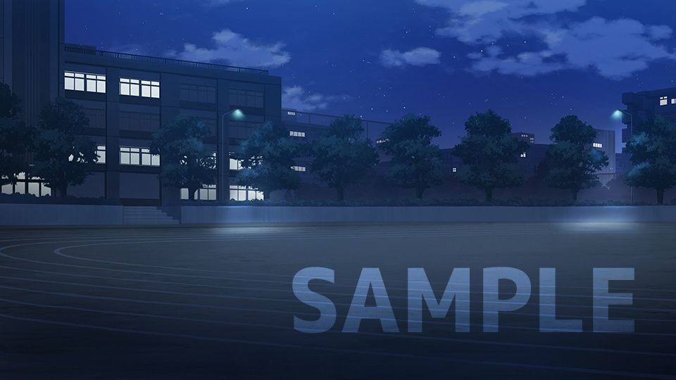 背景フリー素材『学校』