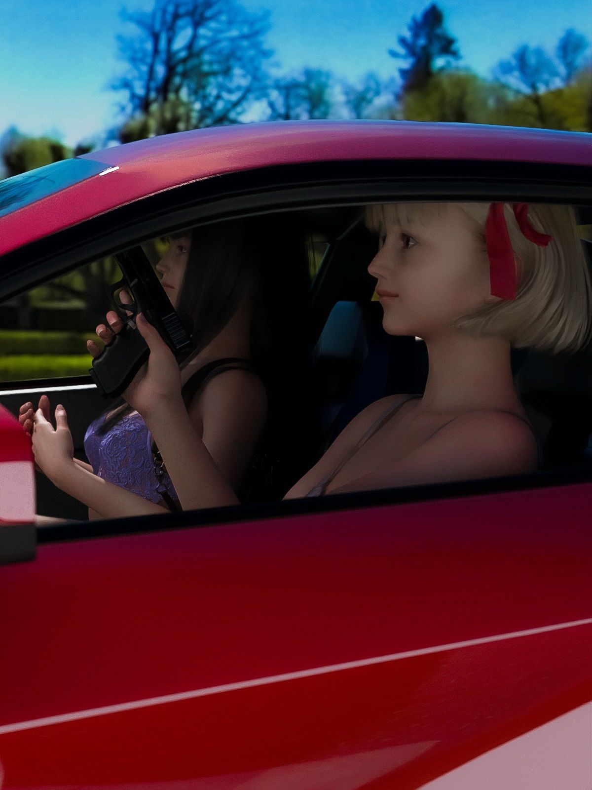 サンプル画像5:千束とたきなのリコリス3D(かすみんティー) [d_244089]