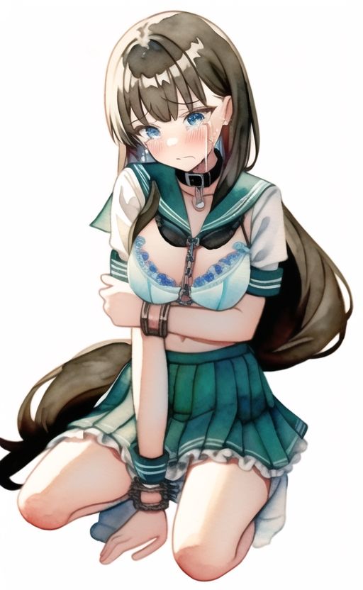 サンプル画像4:制服美少女監禁CG だれかたすけて…(なかせ隊) [d_244451]