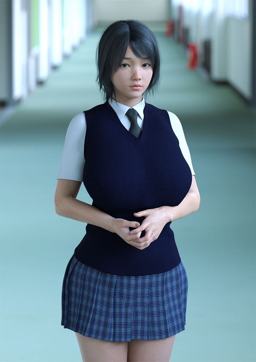 サンプル画像1:（表編）ふたなり女子 -はるか-(しらたき3D) [d_244666]