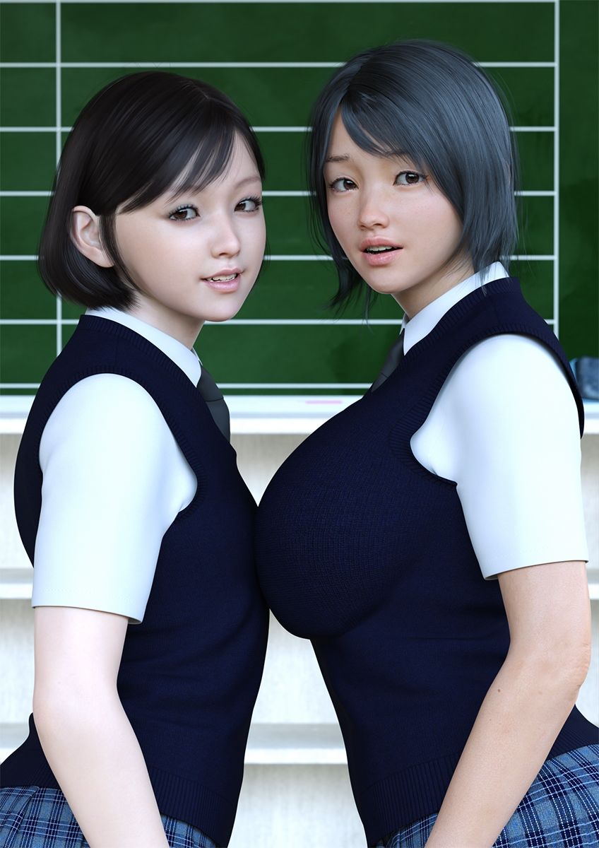 サンプル画像4:（表編）ふたなり女子 -はるか-(しらたき3D) [d_244666]