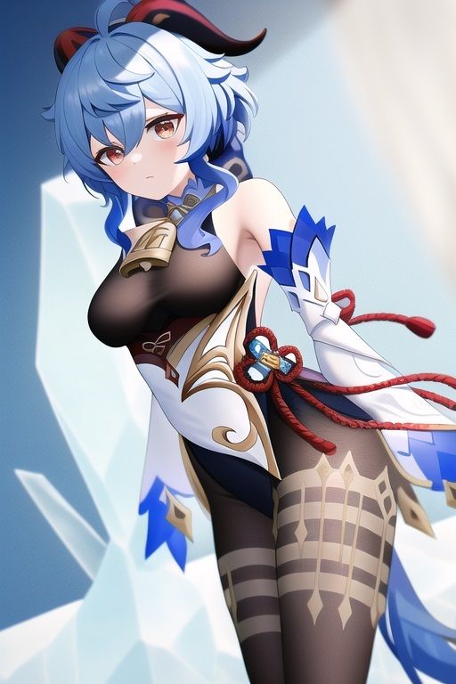 サンプル画像1:健全イラストの隣にエロイラストを置くヤツ〜原神編〜(AIイラスト工房Airis) [d_244684]