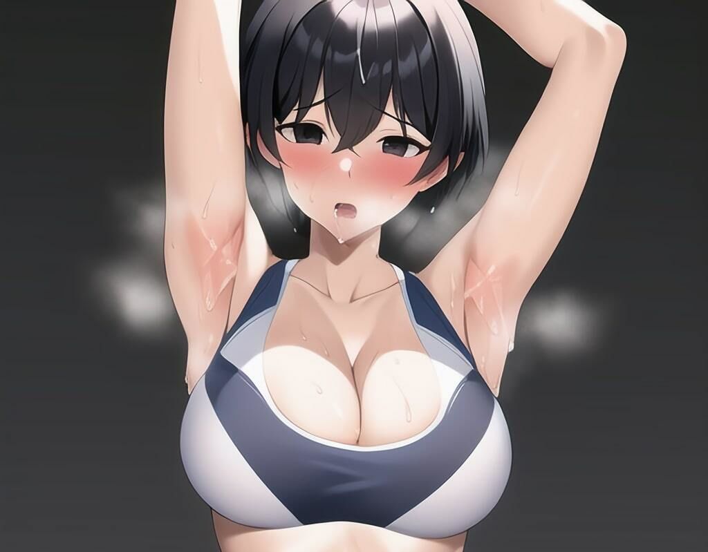 サンプル画像1:むちむち発情スポーツ女達のワキ見せ淫乱日記(たまごやき) [d_244712]