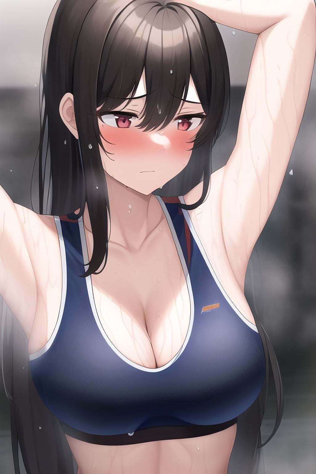 サンプル画像3:運動少女蒸れCG集(デカ唐揚げ弁当) [d_244845]