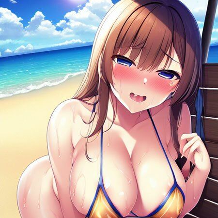 サンプル画像1:超絶美少女のビーチヌード！(デュプリカレウス) [d_244941]