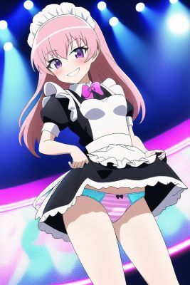 サンプル画像4:ぱんつをみせてくれる女の子(rlスカートたくし上げ) [d_245104]