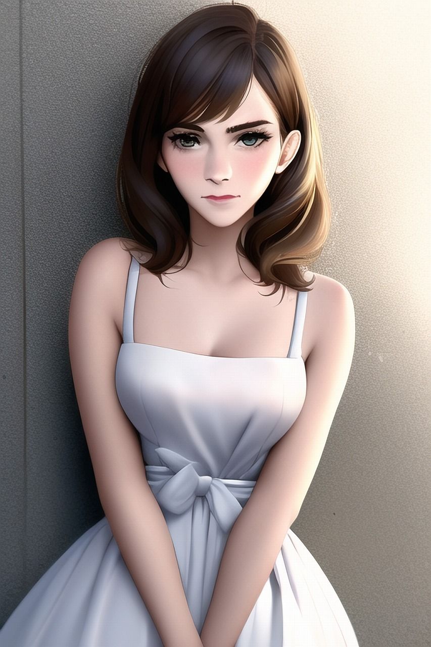 サンプル画像5:【自作絵→AI生成】オリジナルキャラのレベッカちゃん【同人CG集、同人CG集】(ケービータイトのママ) [d_245129]