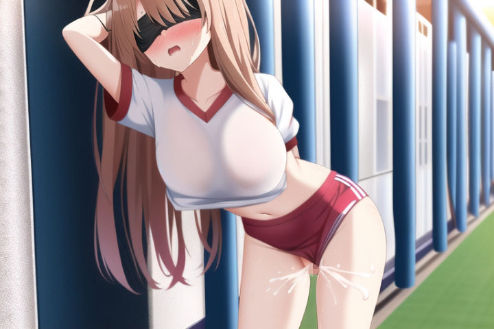 サンプル画像2:女子校生×目隠し×放尿(のび家) [d_245233]