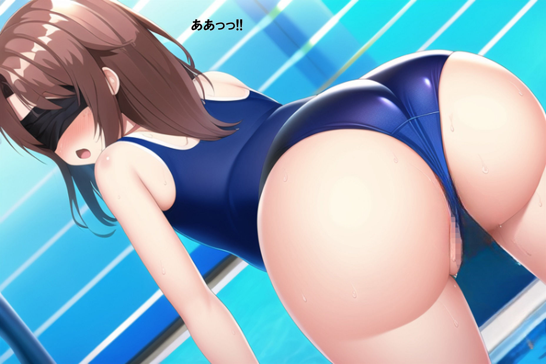 サンプル画像4:女子校生×目隠し×放尿(のび家) [d_245233]