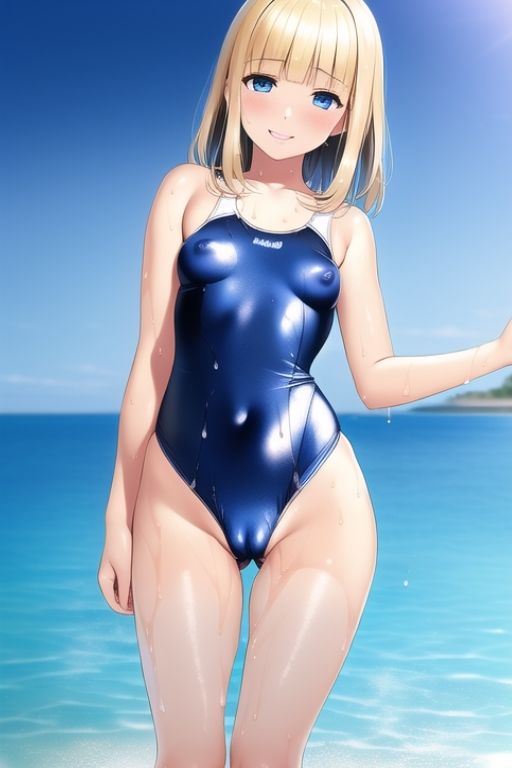 サンプル画像1:光沢スク水っ娘画像集(n) [d_245286]