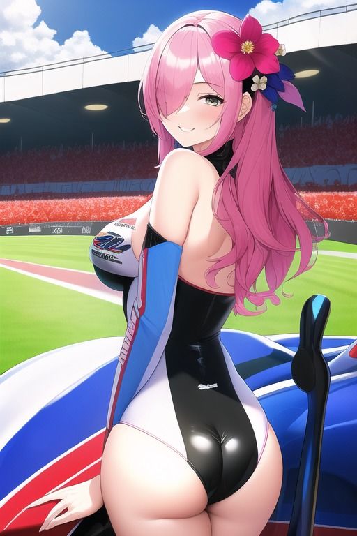 サンプル画像1:レーサー彼女の乳と尻！！！！(エロイムエッサイムン) [d_245514]