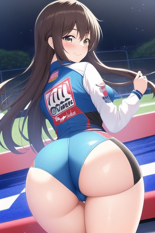 レーサー彼女の乳と尻！！！！