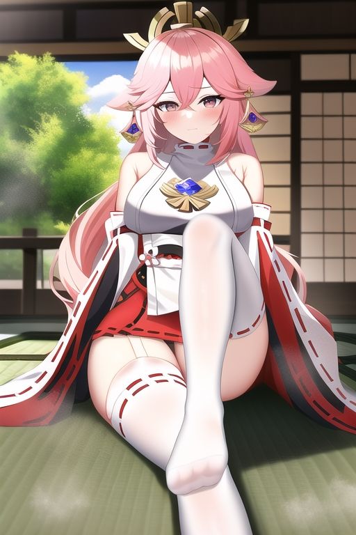 サンプル画像4:原○の甘○、モ○、雷電○軍、八重○子のストッキングCG集(kitokito) [d_245530]