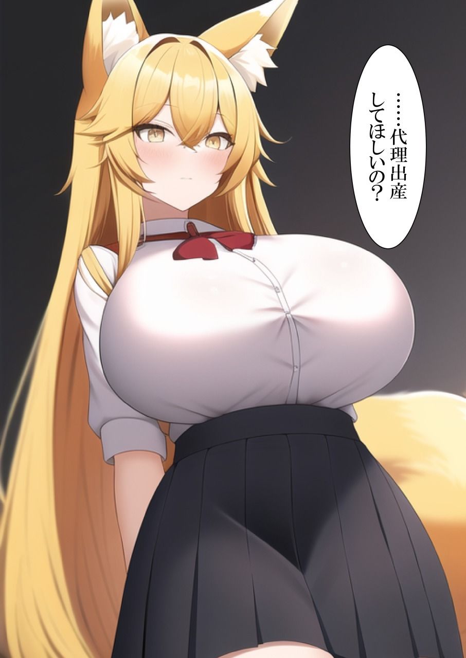 サンプル画像3:キツネのママに代理出産をお願いする(ねずみのバンキング) [d_245544]