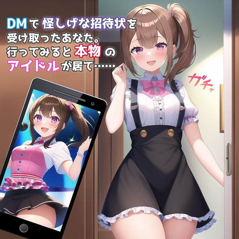サンプル画像1:売れっ子アイドル 秘密のファンミーティングCG集(デカ唐揚げ弁当) [d_245551]