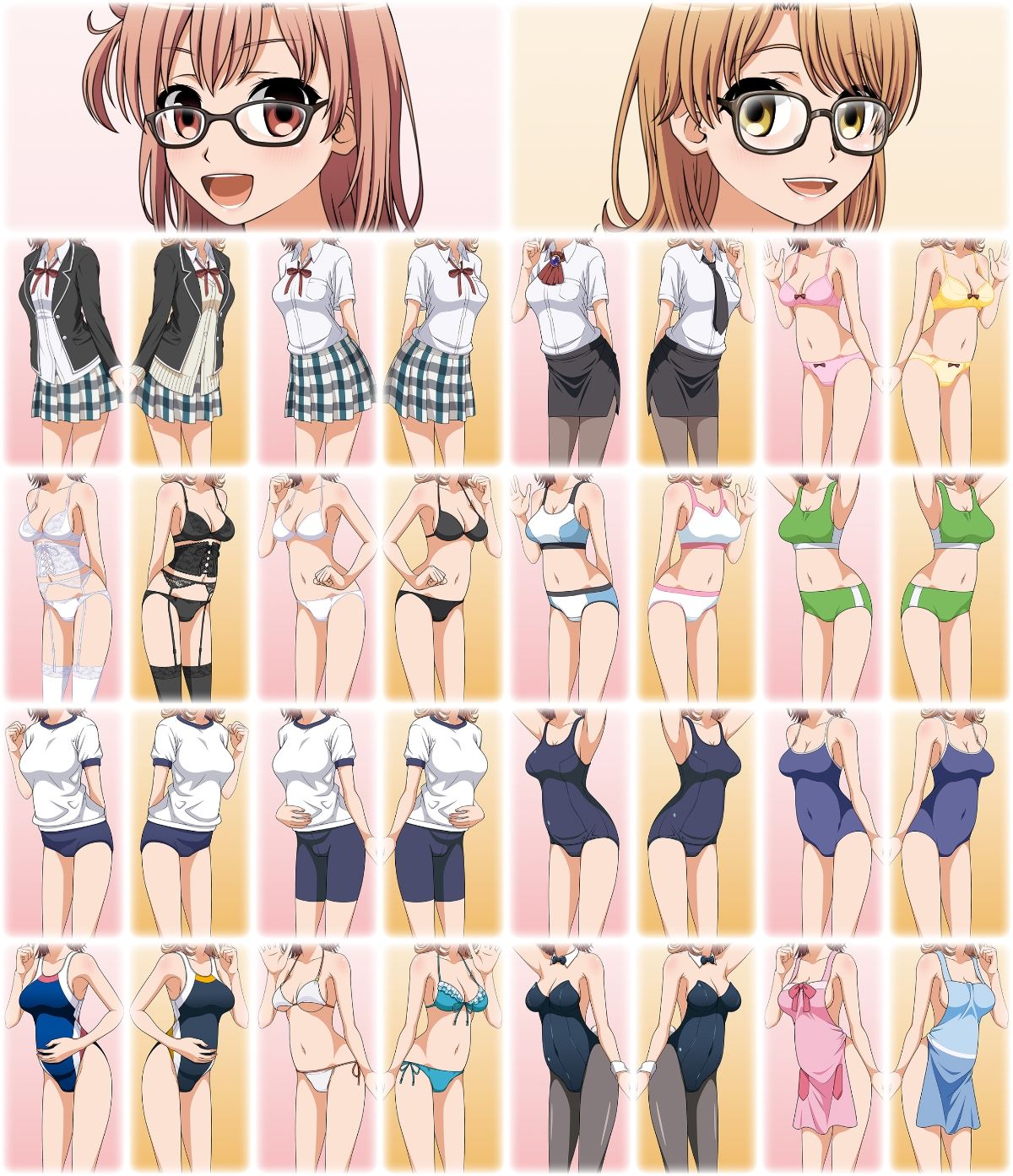 サンプル画像5:着せ替えおしっこ人形 -誤認青春恋愛対象同級生対後輩女子編-(牡丹桜) [d_245601]