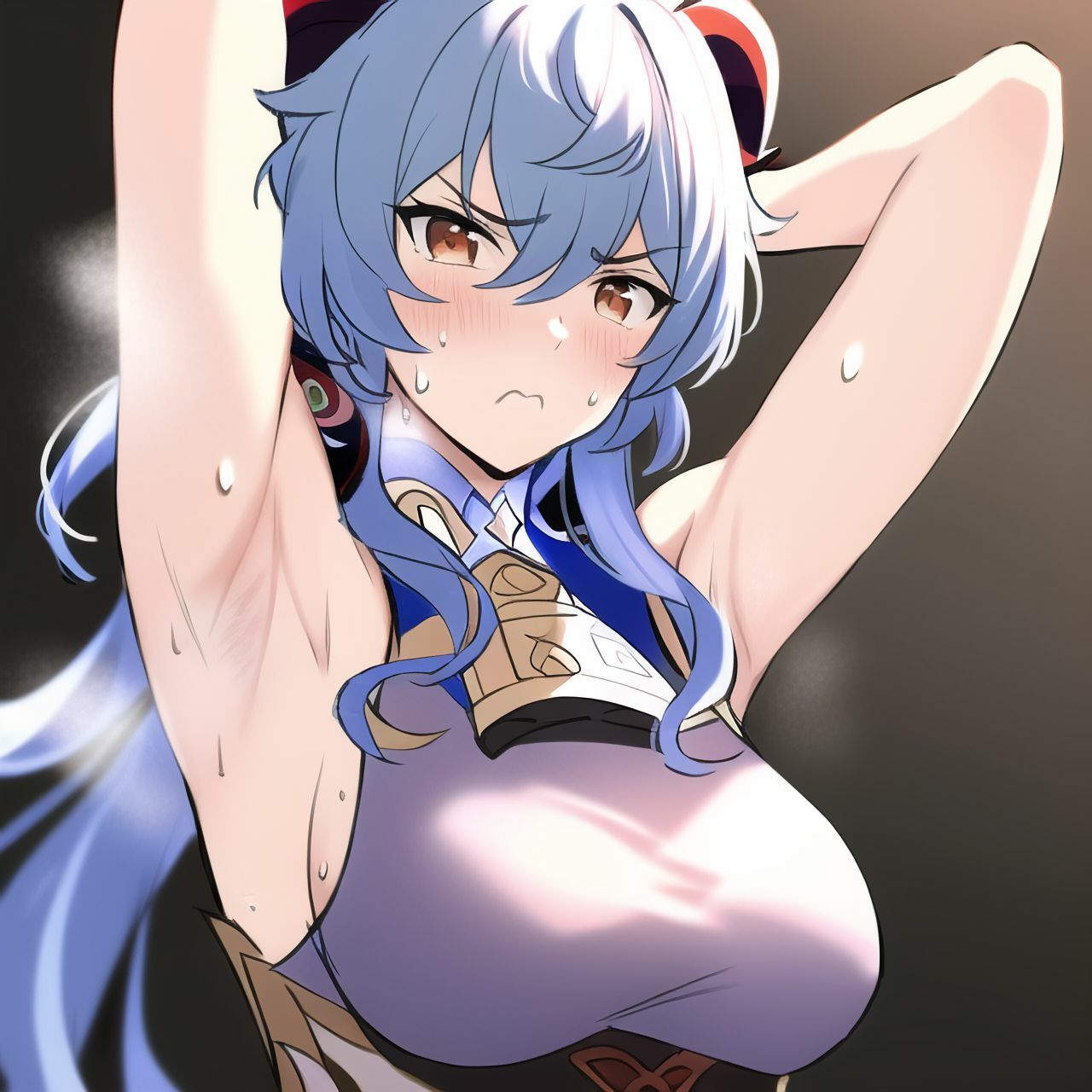 サンプル画像1:秘書のワキ(AI SIGHT) [d_245634]