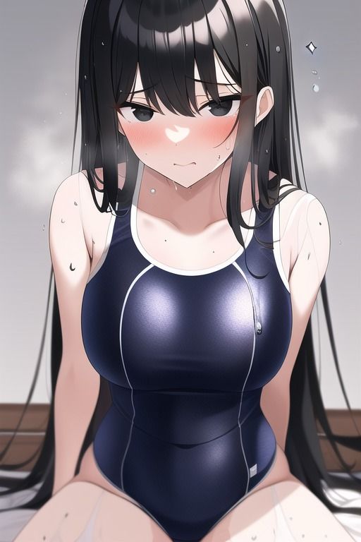 サンプル画像2:えっちな巨乳スク水JKに誘惑されて…［30枚以上］(らみー) [d_245641]