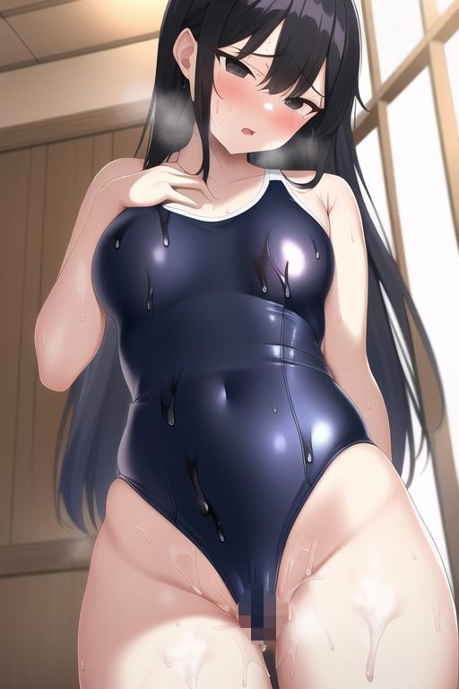 サンプル画像4:えっちな巨乳スク水JKに誘惑されて…［30枚以上］(らみー) [d_245641]