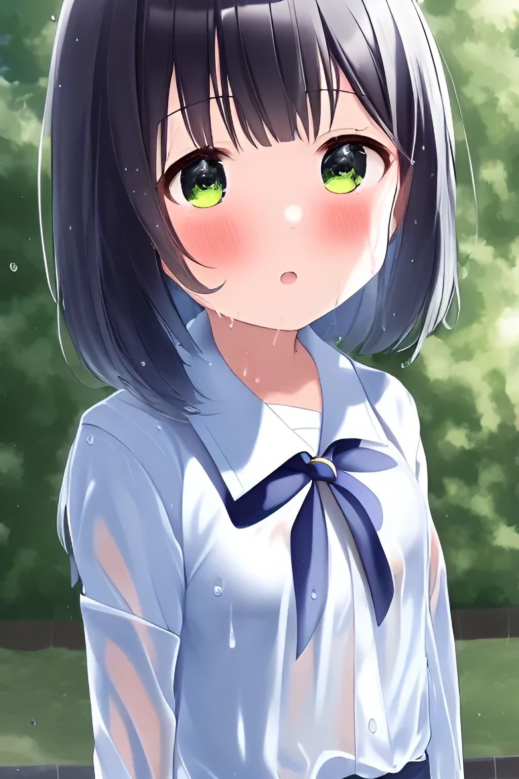 サンプル画像2:AI濡れ透けCG集(砂山) [d_245663]