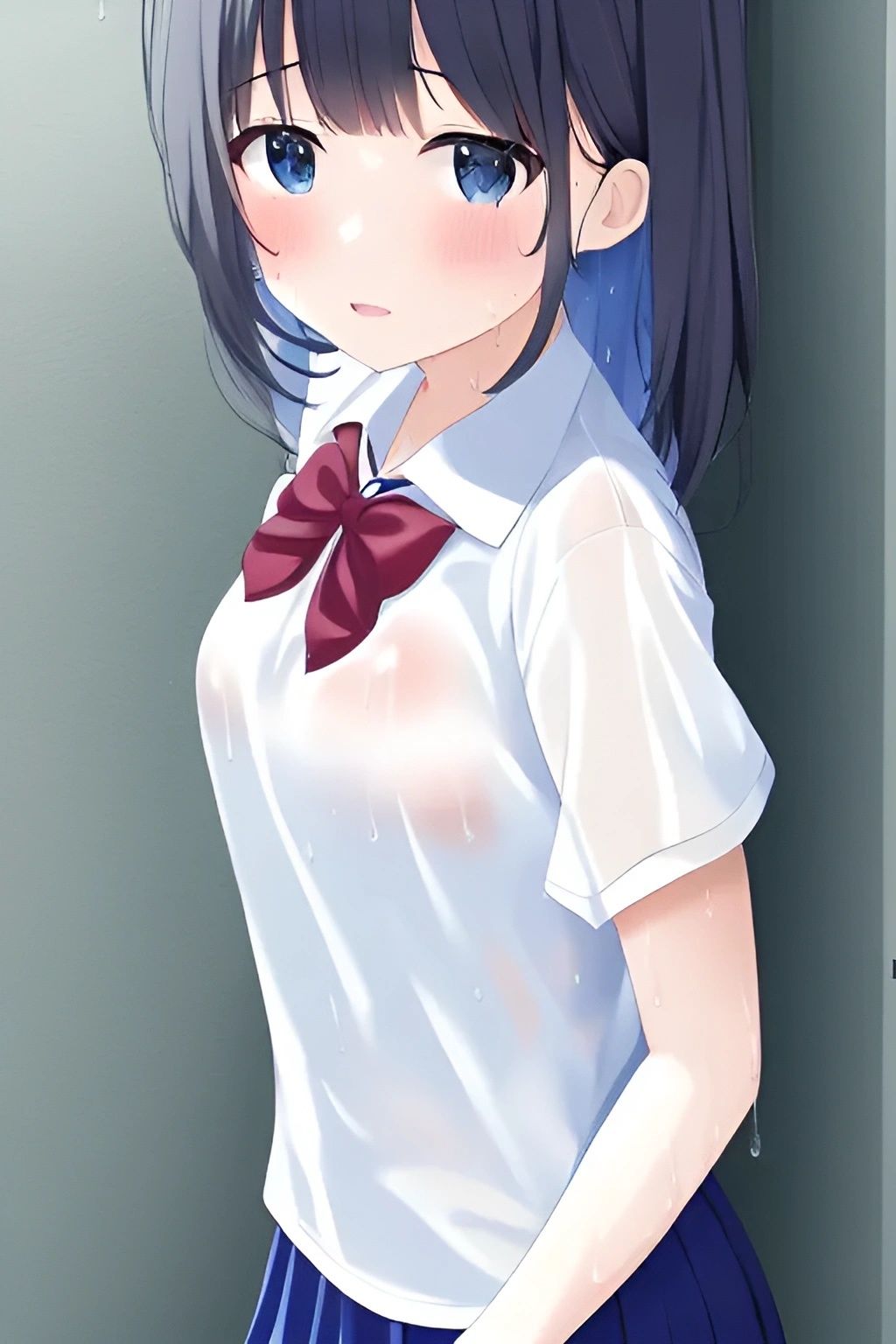 サンプル画像3:AI濡れ透けCG集(砂山) [d_245663]