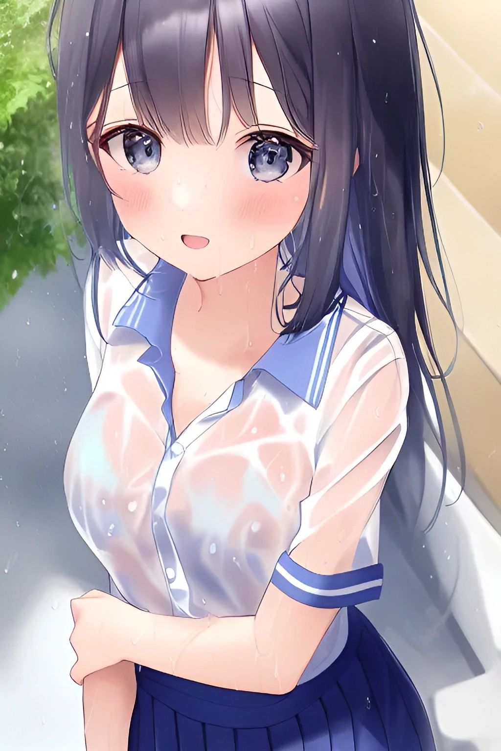 サンプル画像4:AI濡れ透けCG集(砂山) [d_245663]