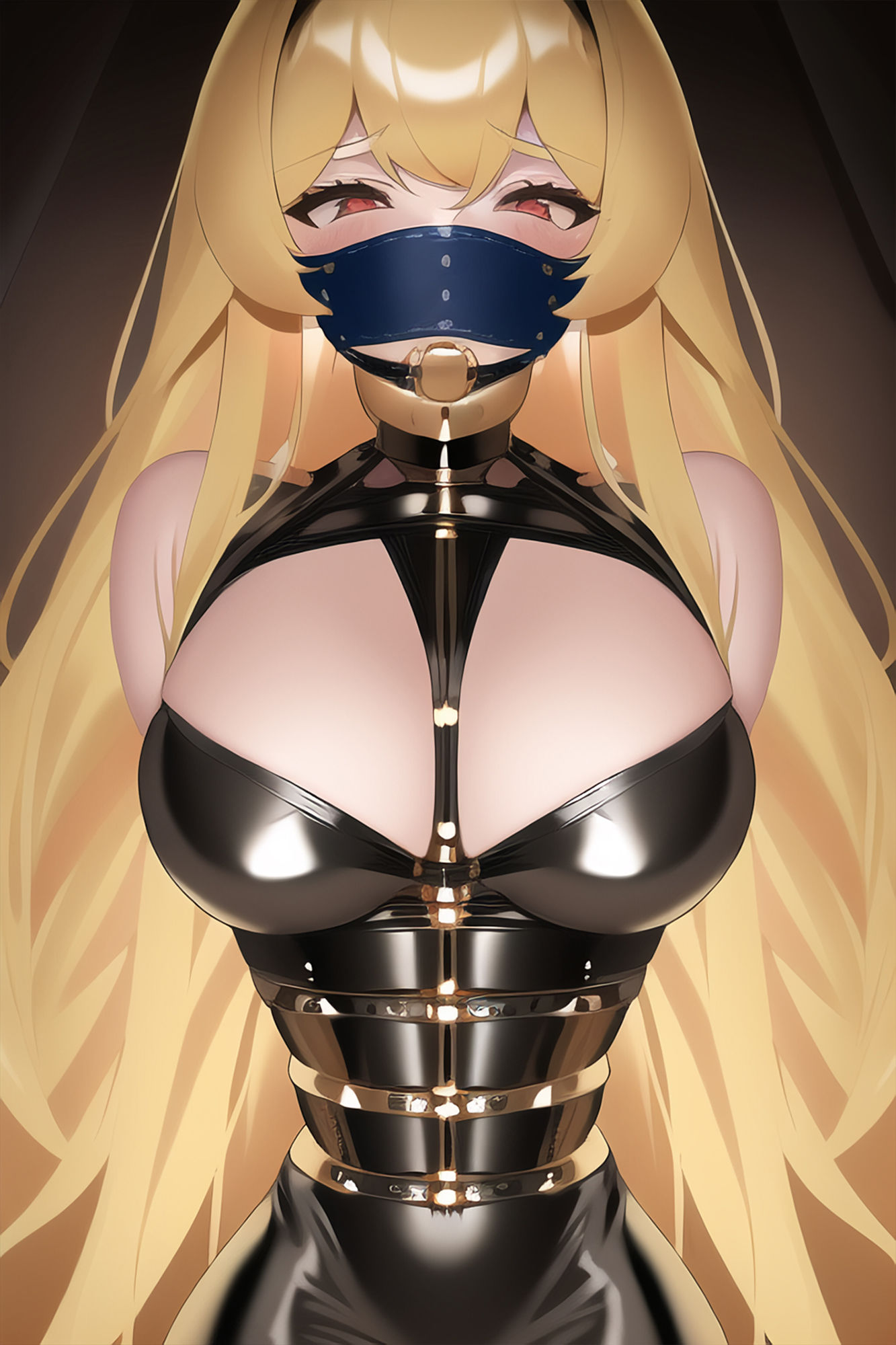 サンプル画像2:拘束少女 〜金髪ロング編〜(晩餐ニート) [d_245688]