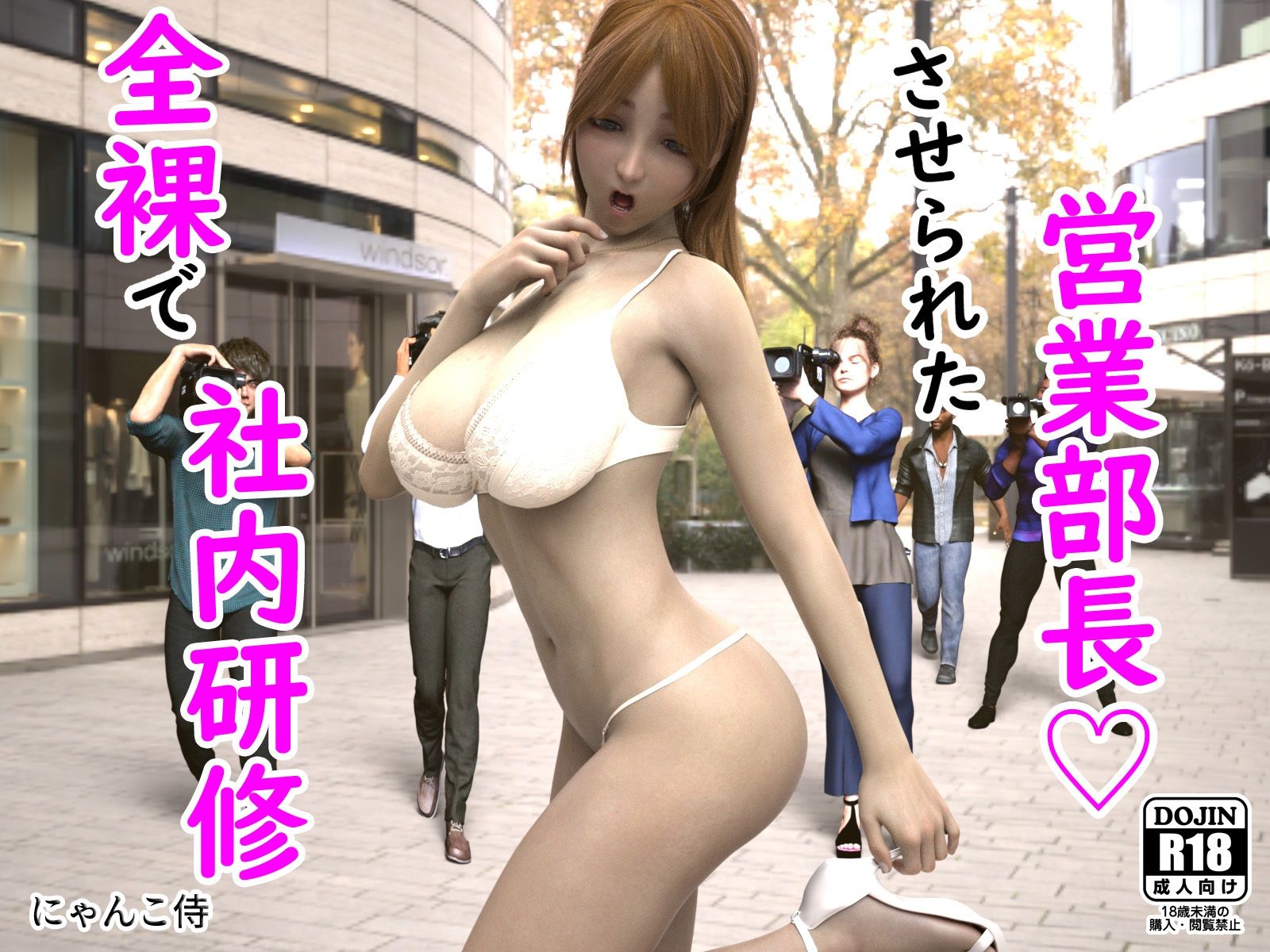 サンプル画像5:にゃんこ侍、露出4作品セット(にゃんこ侍) [d_245725]