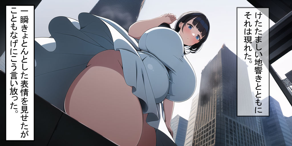 サンプル画像1:ムチムチ巨女と世紀末。(ふけや) [d_245781]