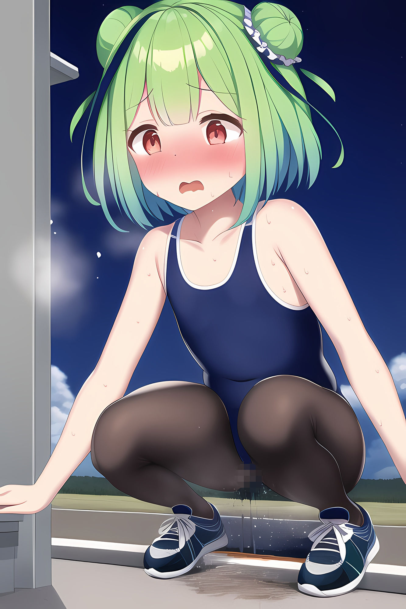 サンプル画像5:ネクロマンサー娘放尿CG集part2(AIで遊ぼ) [d_245808]