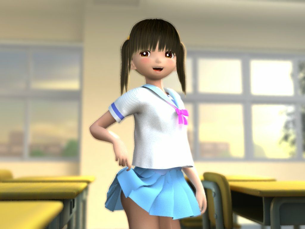 サンプル画像1:放課後の教室で男の娘にえっちなイタズラをしちゃった！(ByunByunHouse) [d_245871]