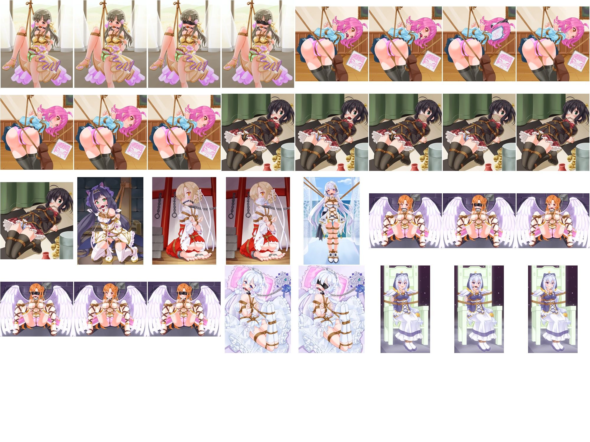 サンプル画像6:着衣緊縛CG集 なわのかなた 2021A(村雲茶屋) [d_245929]