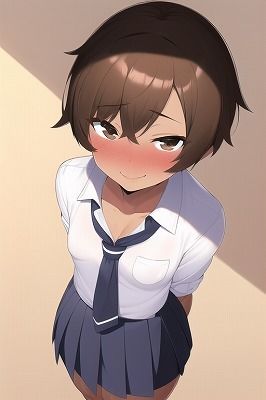 サンプル画像2:褐色少女との思いで(ゆでたにぼし) [d_245957]