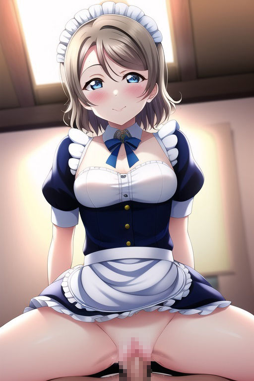 サンプル画像1:ラ○ライブ！サンシャイン！！CG集 渡○曜（メイド） R-18あり(メンダコ) [d_246114]