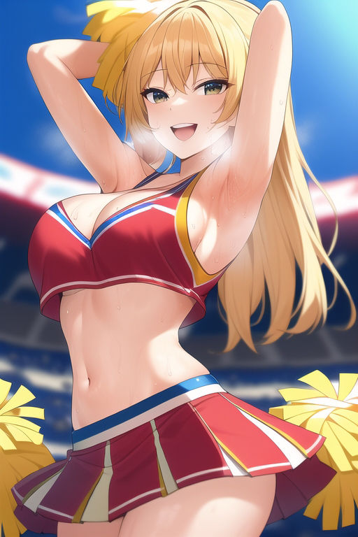 サンプル画像3:腋娘〜チアリーダー編〜(あ〜む☆ぴっつ) [d_246149]