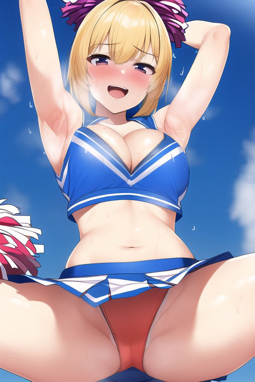 サンプル画像6:腋娘〜チアリーダー編〜(あ〜む☆ぴっつ) [d_246149]