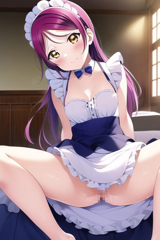 サンプル画像1:ラ○ライブ！サンシャイン！！CG集 桜〇梨子（メイド） R-18あり(メンダコ) [d_246168]