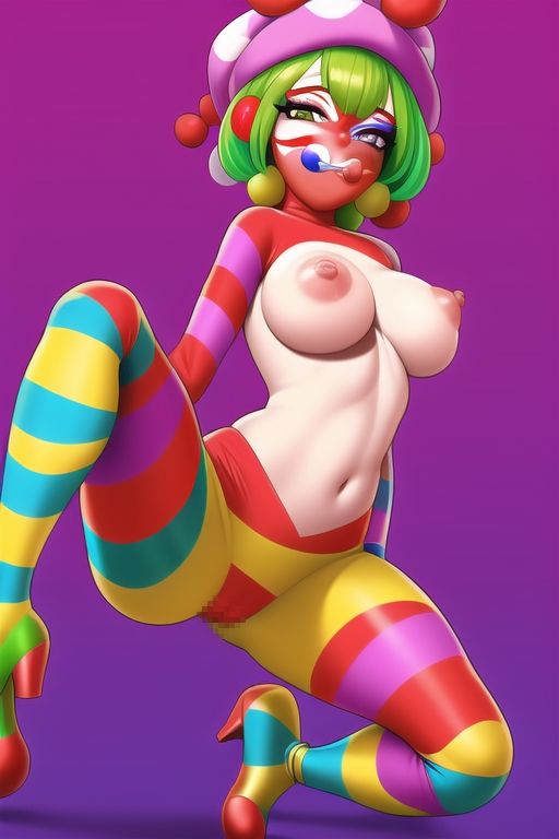 サンプル画像3:狂気のピエロ娘とのひととき【狂気度アップ版】(maniacx) [d_246183]