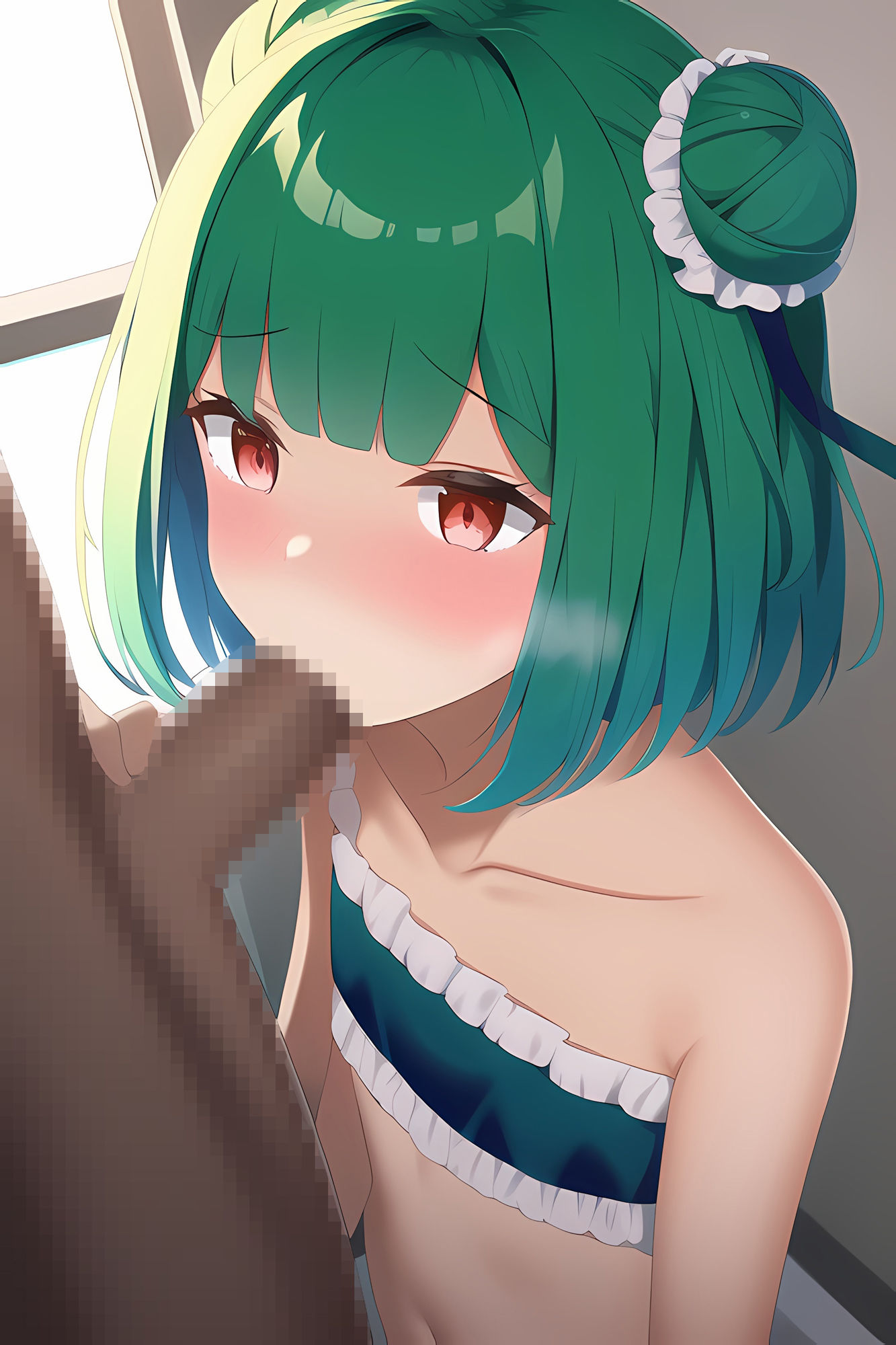 サンプル画像4:ネクロマンサー娘フェラCG集(AIで遊ぼ) [d_246225]