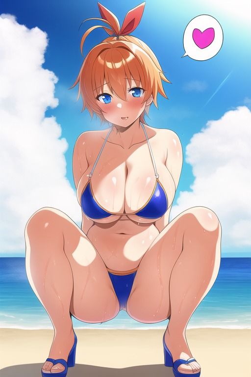 サンプル画像6:ビキニ蹲踞の彼女が見たい(エロイムエッサイムン) [d_246230]