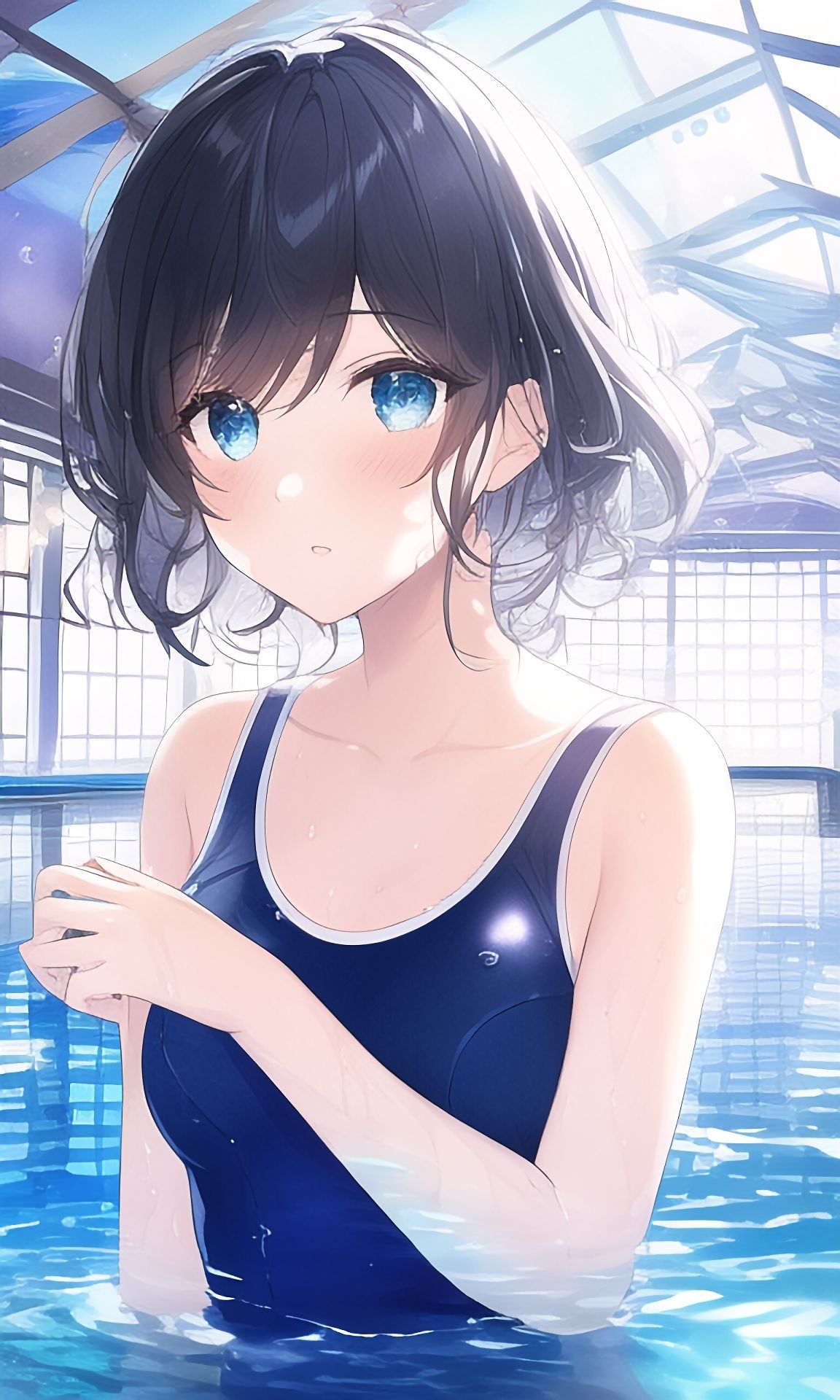 サンプル画像5:スク水女の子つめあわせ(あいと君と。) [d_246344]