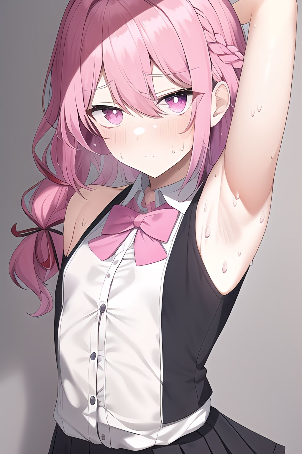 サンプル画像1:脇フェチ ピンク髪＋ジト目特化！わきわき詰め合わせ190枚！！(サークルビル) [d_246499]