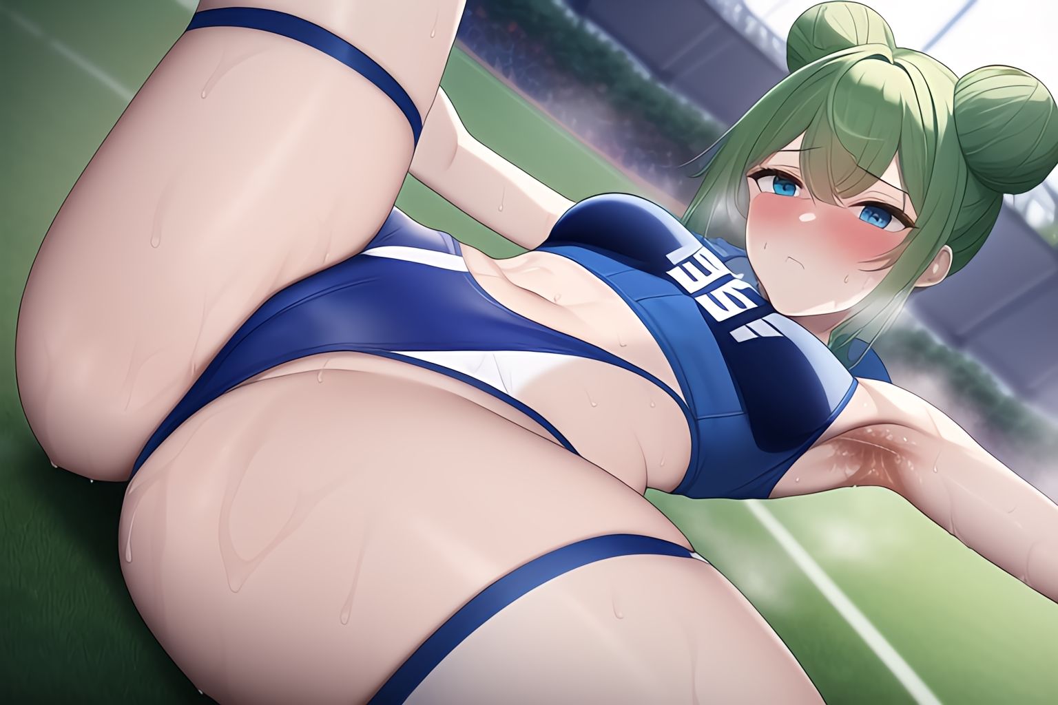 サンプル画像2:脇フェチ 緑髪特化！わきわき詰め合わせ110枚！！(サークルビル) [d_246503]