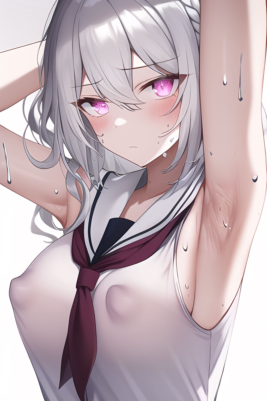 サンプル画像6:脇フェチ 白髪＋ジト目特化！わきわき詰め合わせ180枚！！(サークルビル) [d_246564]