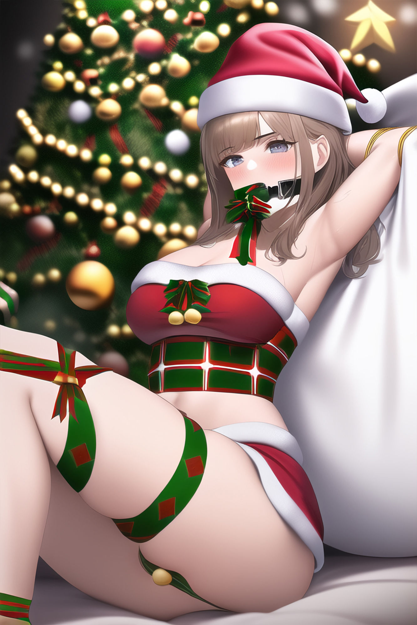 サンプル画像2:拘束少女 〜クリスマス編〜(晩餐ニート) [d_246643]