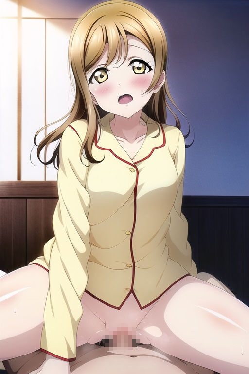 ラ○ライブ！サンシャイン！！CG集 国○田花丸（パジャマ） R-18あり